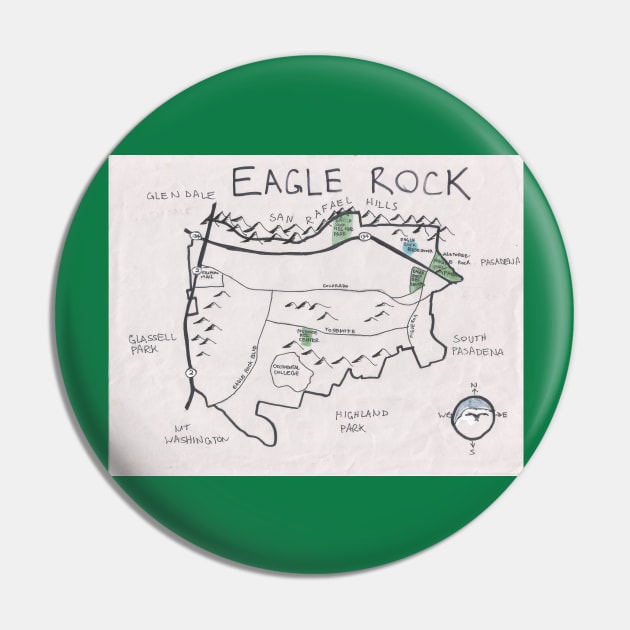 Eagle Rock Pin by PendersleighAndSonsCartography