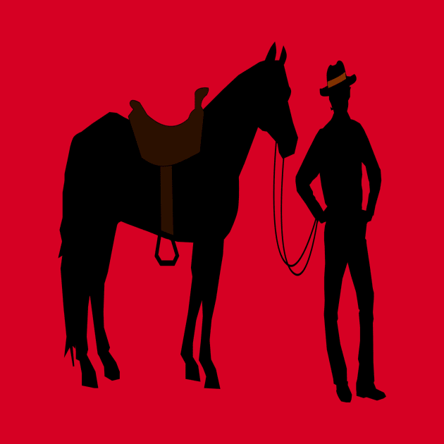 Horse Lover Cowboy by CreativeDesignStore