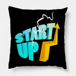 Start Up Business Entrepreneur Motivation Pillow