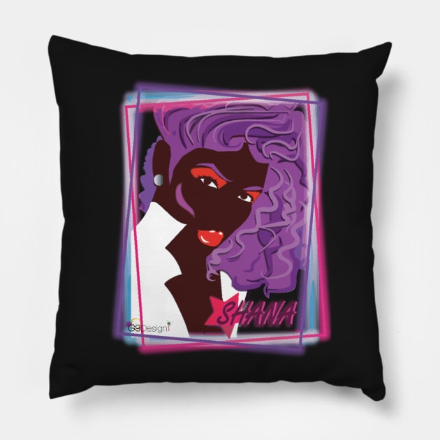 Shana K.I.S.S. (Keep It Simple Sweetheart) Pillow by G9Design