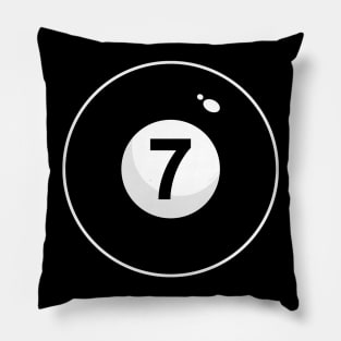 Black Seven Pillow