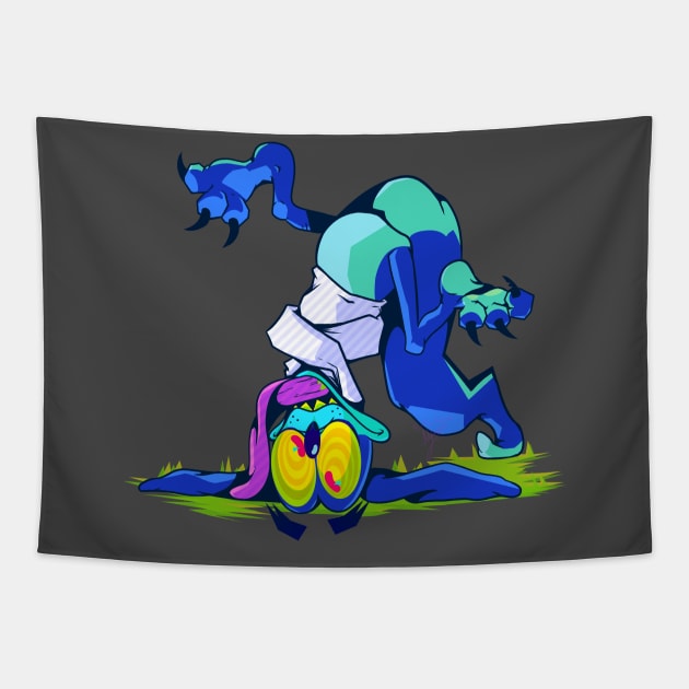 Ripper Roo 2 Tapestry by Fluffbot's Lair