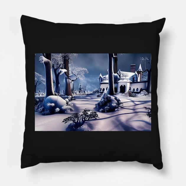 Winter is coming... Pillow by FineArtworld7