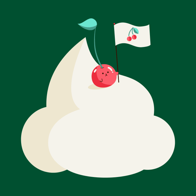 Cherry on top (of the whipped cream mountain) by EuGeniaArt