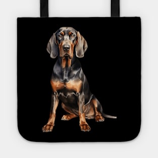 Black and Tan Coonhound Tote