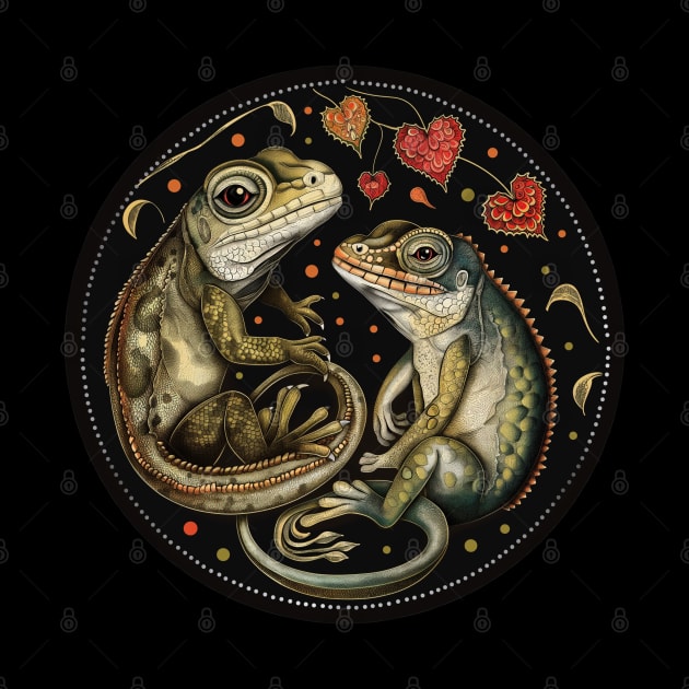 Iguana Lover Design by Mary_Momerwids