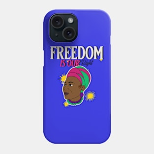 Black Woman Juneteenth Black Activism Civil Rights Phone Case