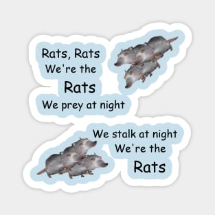 Rat Movie We're The Rats Shirt (And Other) Magnet