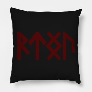 Futhark Rune Symbols Combined | Journey, Courage, Growth, Strength Pillow