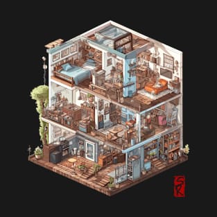 Isometric House T-Shirt