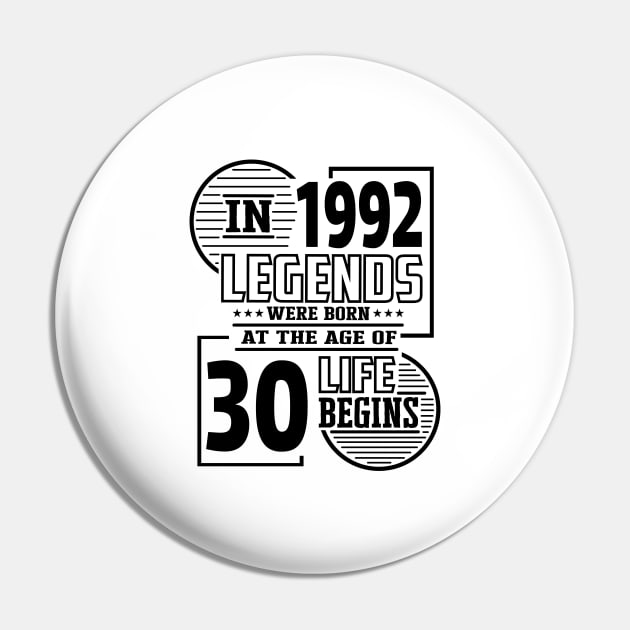 30th Birthday Gift Idea Women Men Pin by HBfunshirts