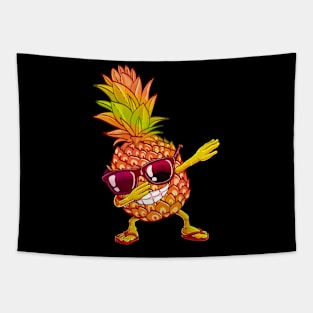 Dabbing Pineapple Sunglasses Aloha Beaches Hawaii Lgbt Tapestry