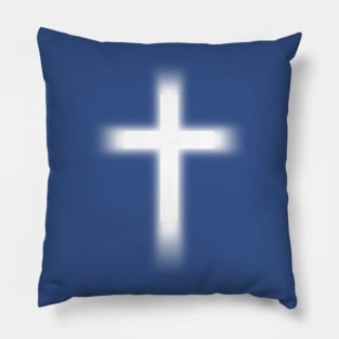 Light of the Cross Over the Heart and on the Back or Just Over the Heart Pillow