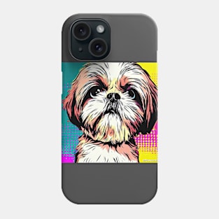 Shih Tzu Pop Art Phone Case