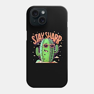 Stay Sharp Cacti Top Phone Case