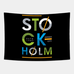 Stockholm Sweden Tapestry