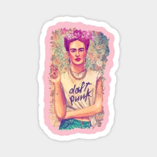 frida kahlo chill Magnet