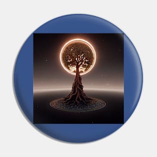 Yggdrasil World Tree of Life Pin