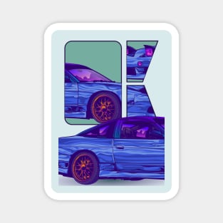 JDM Mazda RX7 Minimalist Magnet