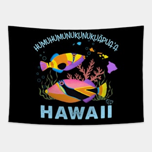 Humuhumunukunukuapua'A Hawaii State Fish Tapestry