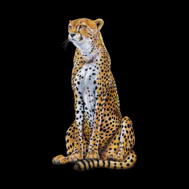 Cheetah by Tim Jeffs Art