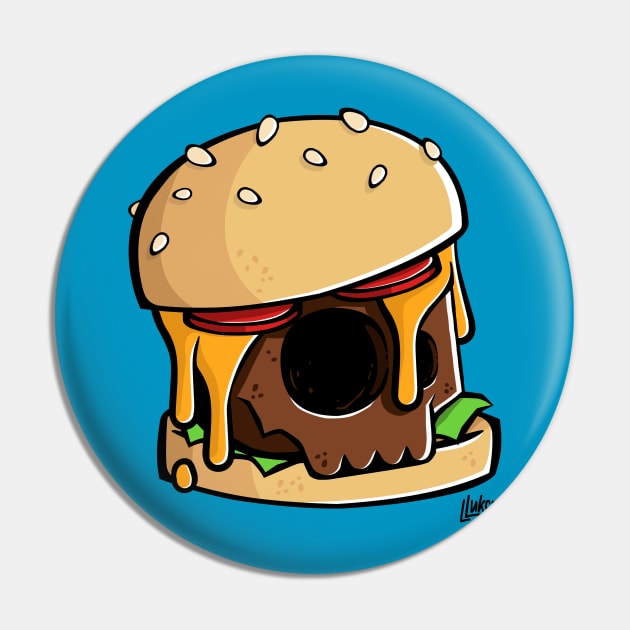 Lluksy Burger Pin by LLUKSY