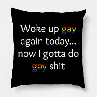 Gay Shit Pillow