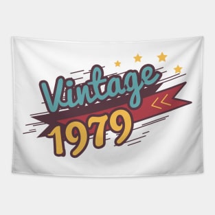 40th Birthday Gift Vintage 1979 T Shirt Classic Men Women Tapestry