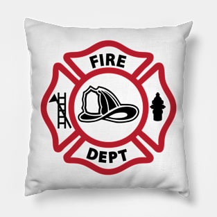 Fire Fighter Emblem Pillow