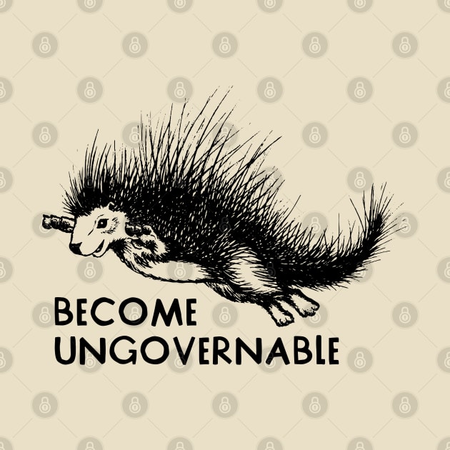 Become Ungovernable -Porcupine by BlackDogArtwork