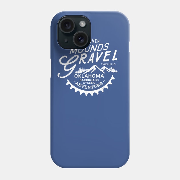 Mounds Gravel Cycling Adventure - White Phone Case by jbfatcats