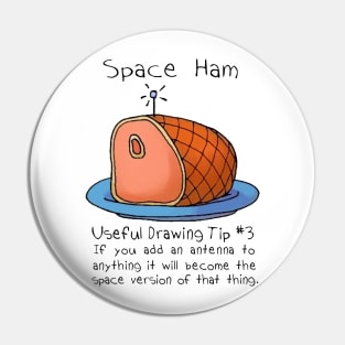 Space Ham Pin