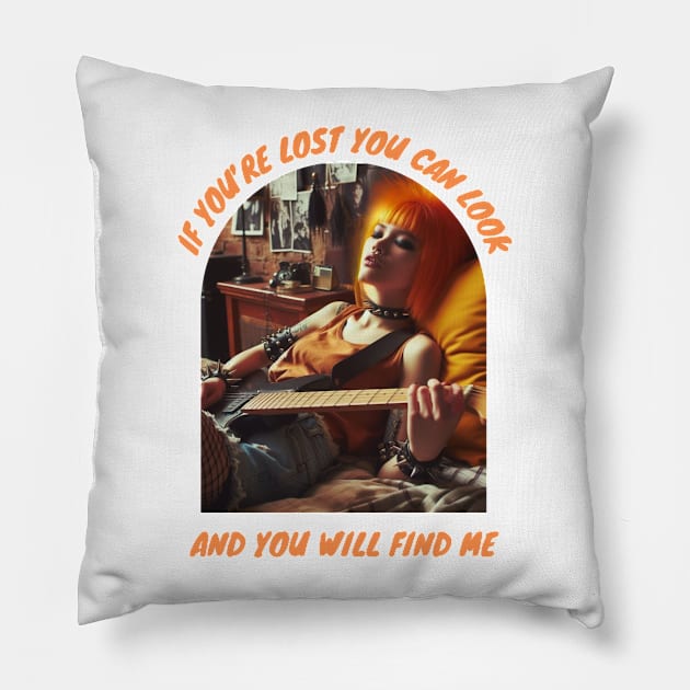 CYNDI LAUPER Time After Time Pillow by Seligs Music