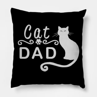 Cat Dad Pillow