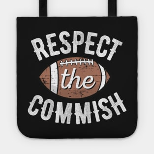 Respect the Commish Fantasy Football Tote