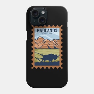 Badlands National Park Stamp Phone Case