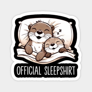 Otter official Sleepshirt, Stylish Tee for Animal Admirers Magnet