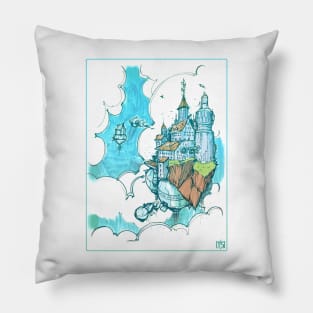 Sky City Pillow