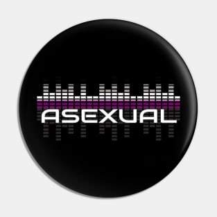 Music Equalizer Bars - Asexual Pin