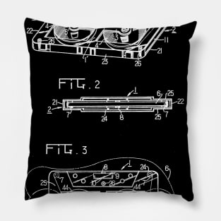 Cassette Patent Design Pillow