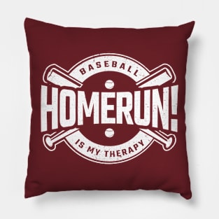 funny baseball Pillow