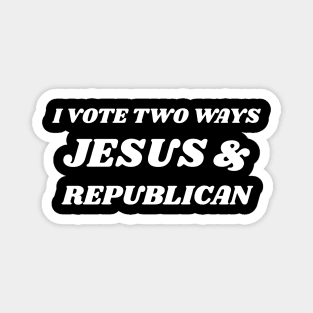 Republican-Jesus Magnet