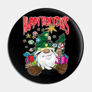 Christmas Gnome Pin