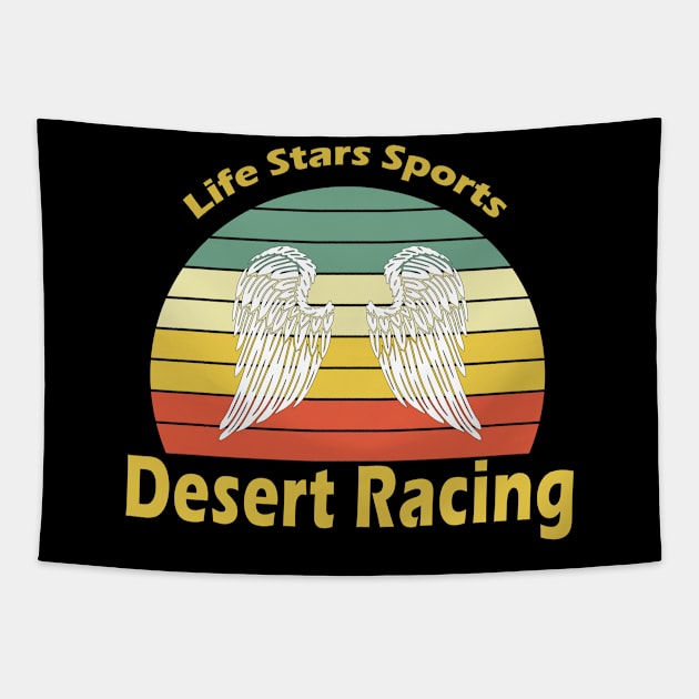 Desert Racing Tapestry by Hastag Pos