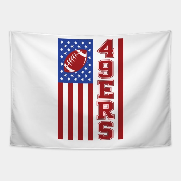 49ers Football Club Tapestry by Cemploex_Art