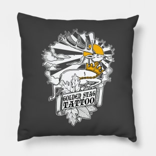 Golden Stag Pillow