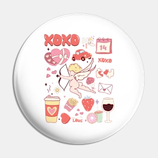 XOXO - Valentine's day Pin