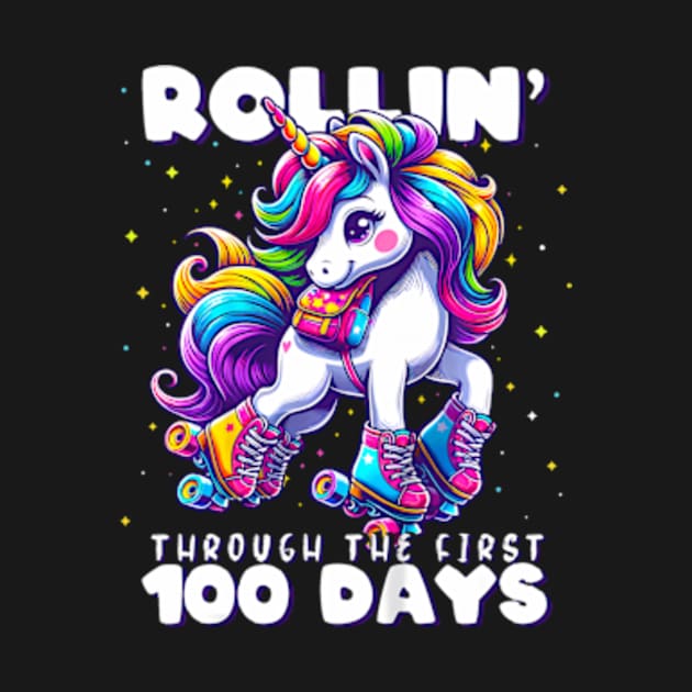 100 Days of School Girls Teacher 100th Day Unicorn Outfit by Daysy1