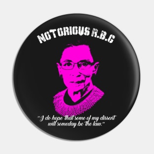 Notorious RBG Pin