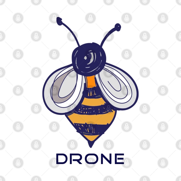 Fun and Cute Honey Bee Drone, Love Bees by 1FunLife